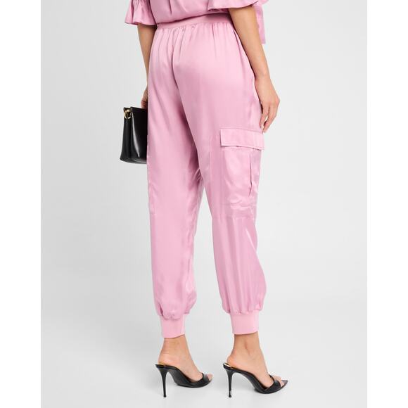 FLAWED Cinq A Sept Giles Satin Jogger Pants NWT - Picture 3 of 10